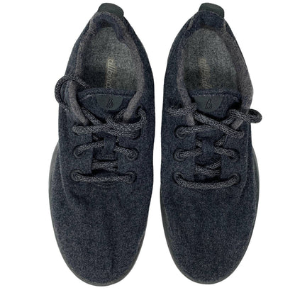 Allbirds Womens Wool Runners Running Shoes Size 8 Black 0166NVK Low Top Lace Up