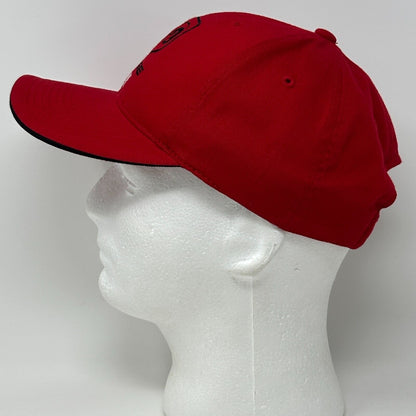 Vintage Dodge Ram Pickup Truck Baseball Hat Cap Flames Fire Logo Strapback Red