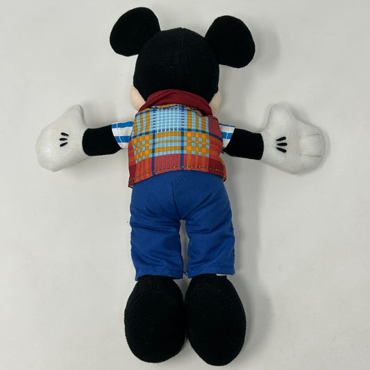 Mickey Mouse Cast Member Plush Stuffed Animal Walt Disney World Disneyland 10"
