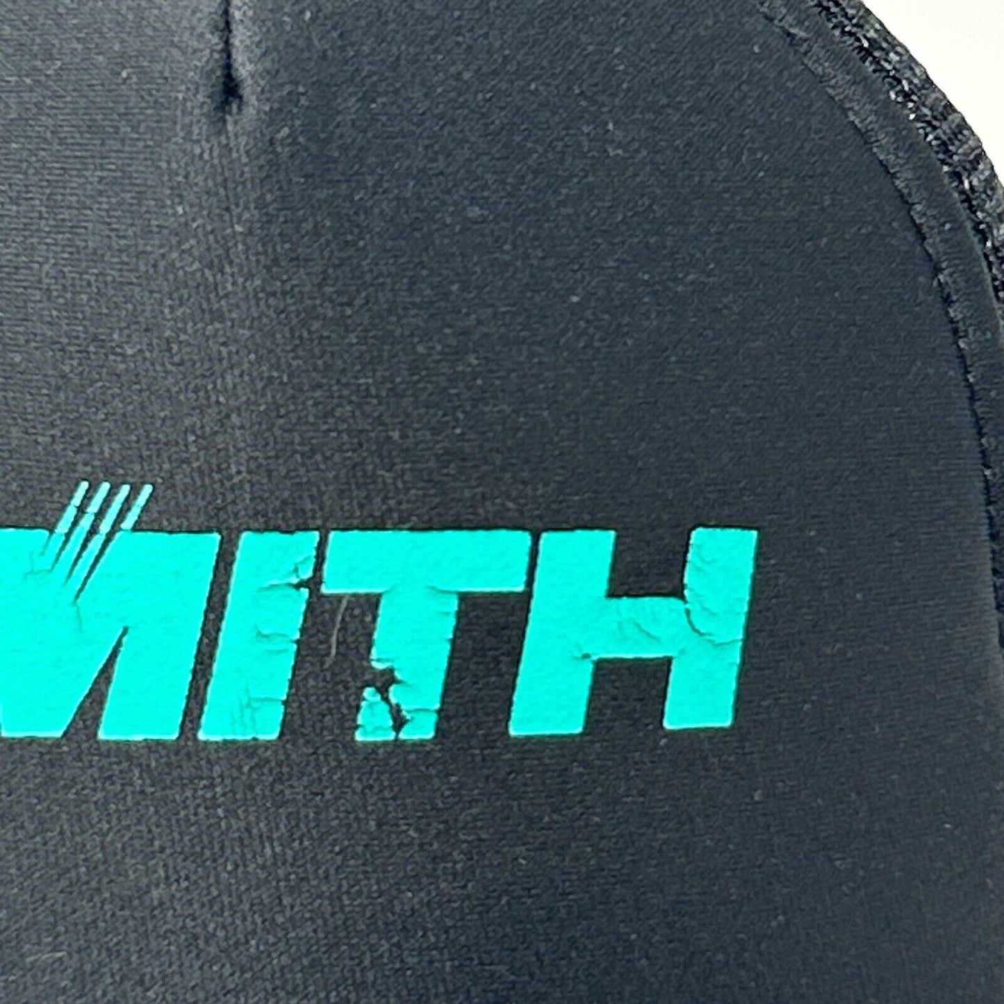 Vintage Smith Optics Trucker Hat Baseball Cap Skier Skiing Snowboarding Black