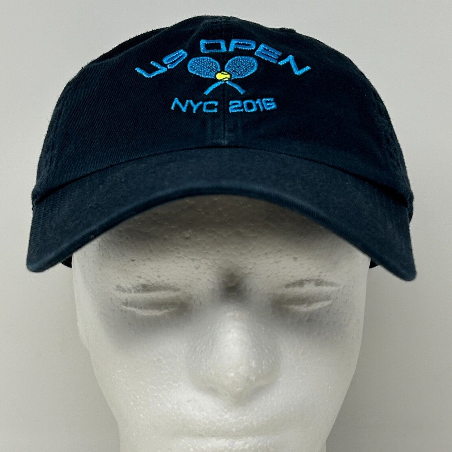 US Open NYC Tennis Dad Hat Baseball Cap 47 Brand Six Panel Strapback Blue