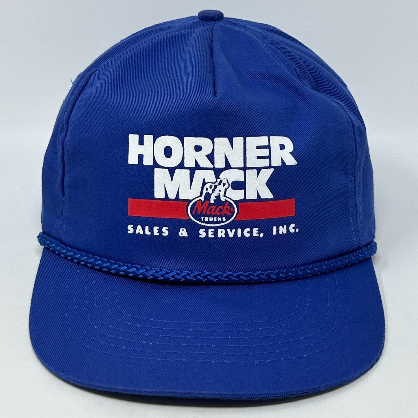 Gorra de béisbol vintage de Horner Mack Trucks, gorra de camionero, camionero, Nueva Jersey, NJ, azul