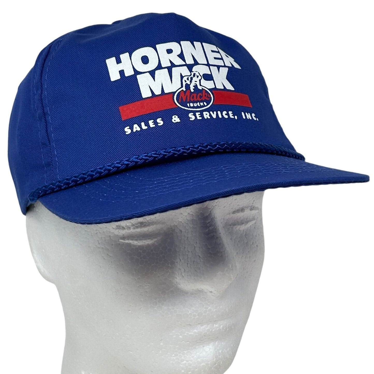 Gorra de béisbol vintage de Horner Mack Trucks, gorra de camionero, camionero, Nueva Jersey, NJ, azul