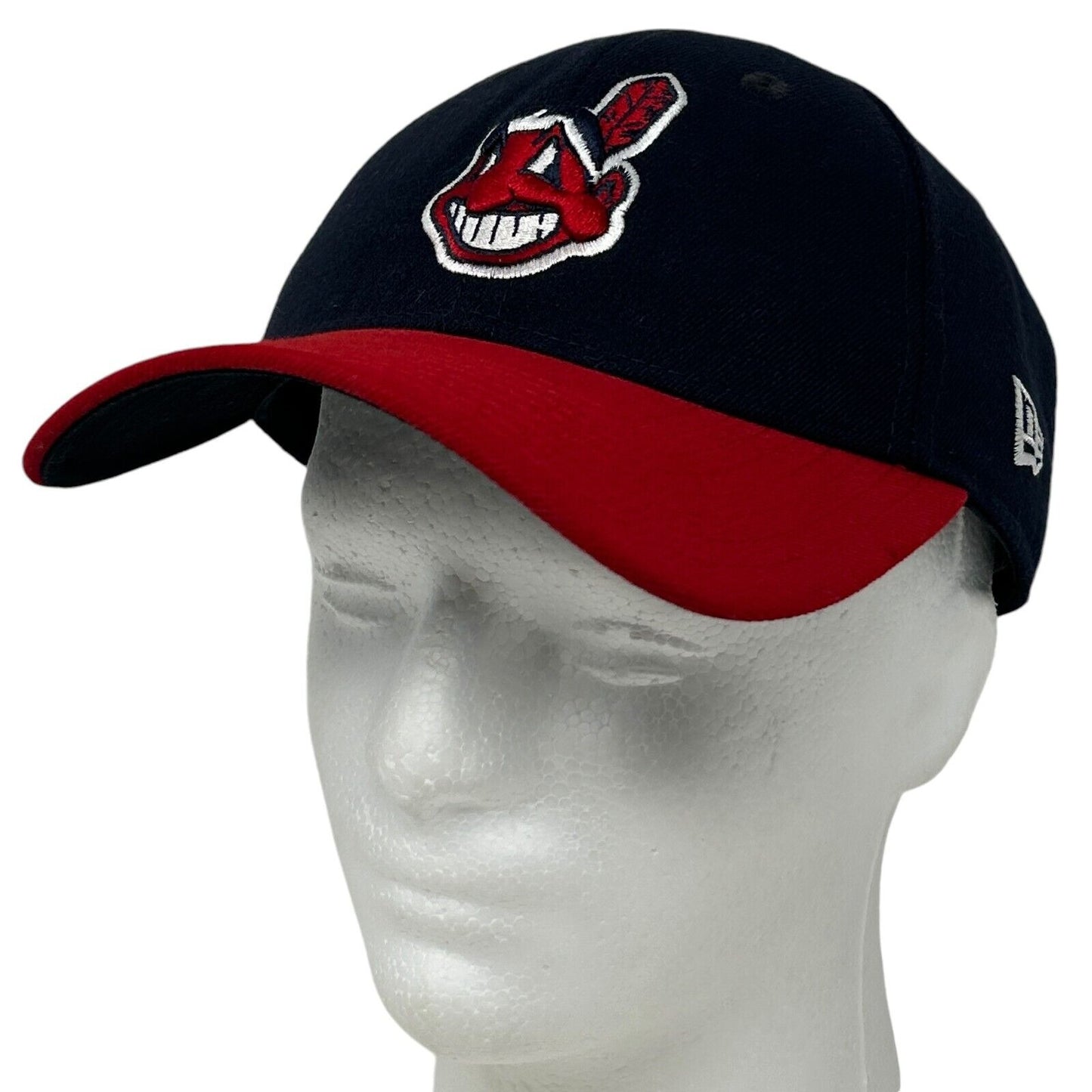 Cleveland Guardians Chief Wahoo Baseball Hat Cap Indians New Era Strapback Blue