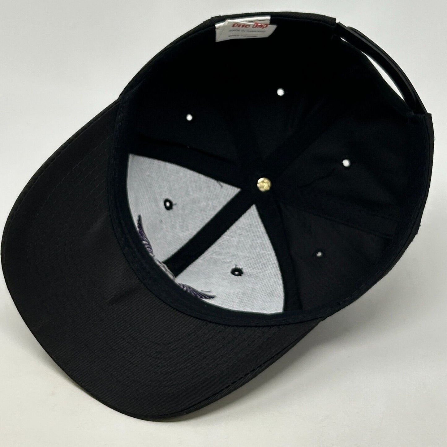 Wings and Two Anchors Baseball Hat Cap Otto Six Panel Snapback Black