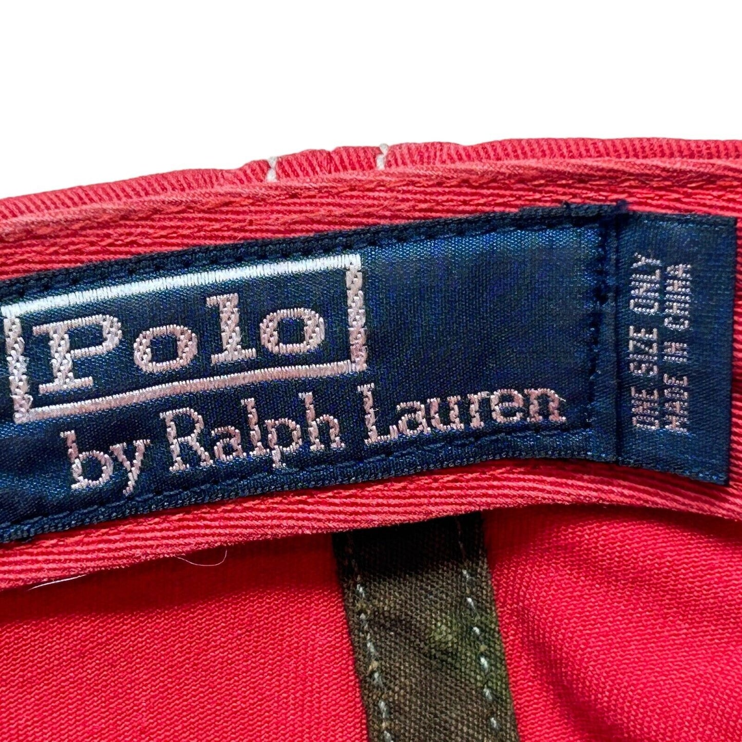 Vintage Polo Ralph Lauren RL Sporting Assoc Dad Hat Baseball Cap Red Duck Hunter