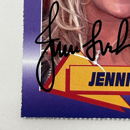 Jennie Finch Autographed Trading Card 2003 Rookie Review Signed Authenticated