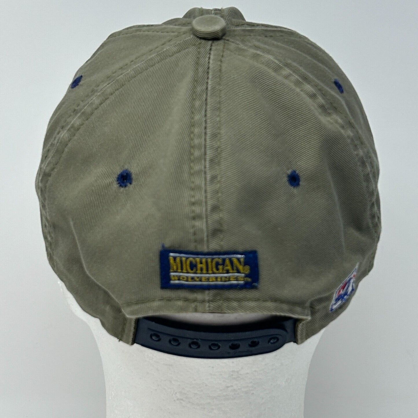 Vintage Michigan Wolverines Dad Hat Baseball Cap University The Game NCAA Green