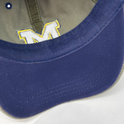 Vintage Michigan Wolverines Dad Hat Baseball Cap University The Game NCAA Green