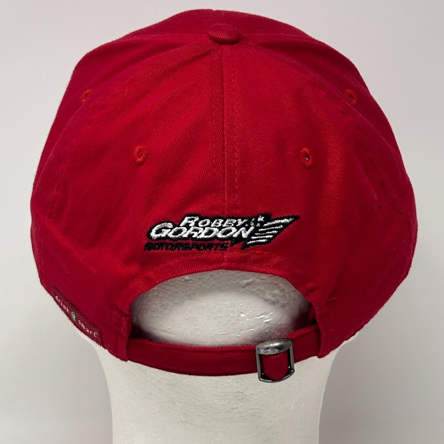 Jim Beam Racing Robby Gordon Signed Baseball Hat Cap NASCAR Strapback Red