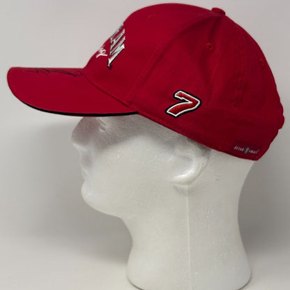 Jim Beam Racing Robby Gordon Signed Baseball Hat Cap NASCAR Strapback Red