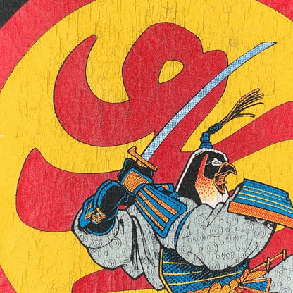 Vintage Samurai Penguin Comic Book T Shirt Mens Large Slave Labor Graphics Black