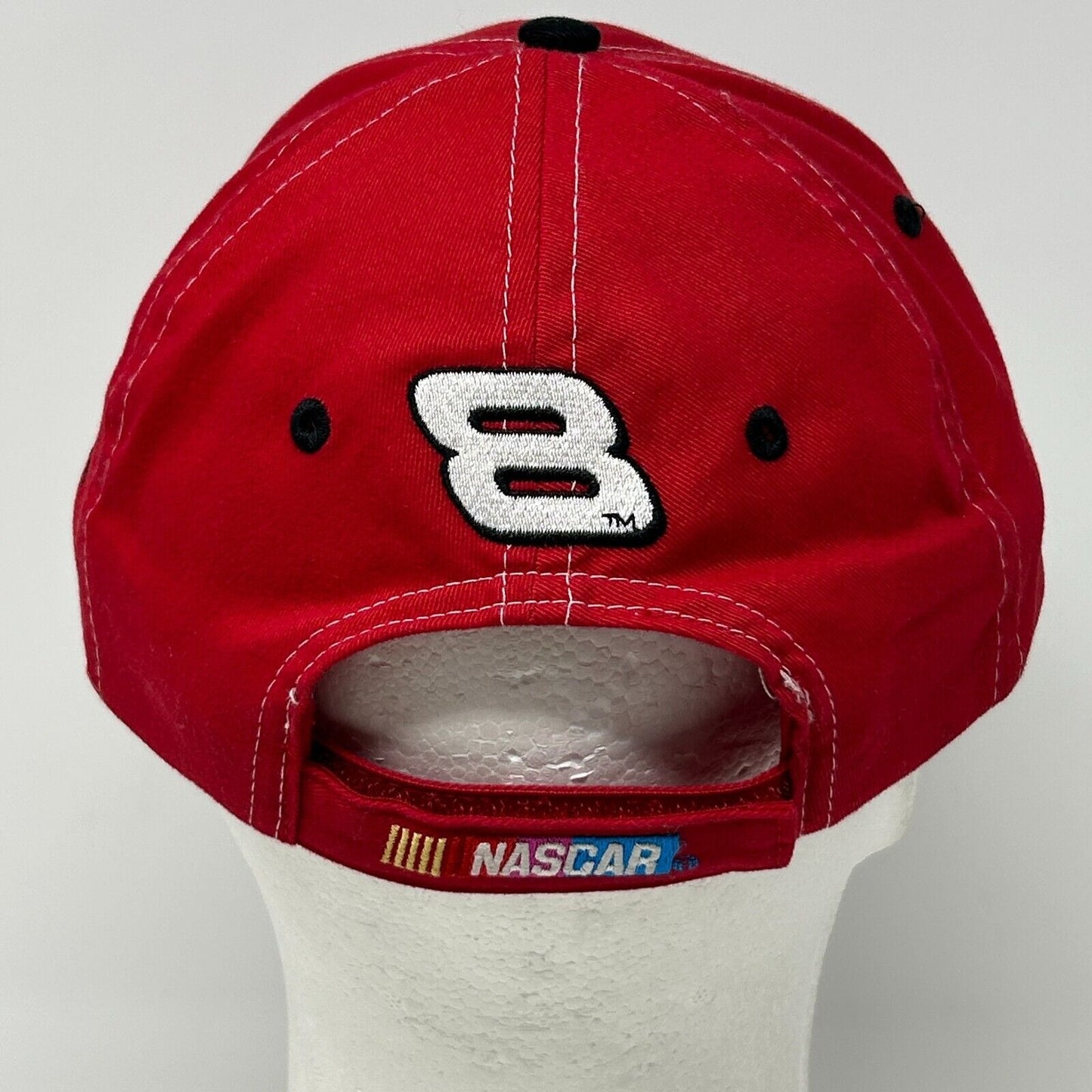 Budweiser Dale Earnhardt Jr Baseball Hat Cap NASCAR Motorsports 6 Panel Red