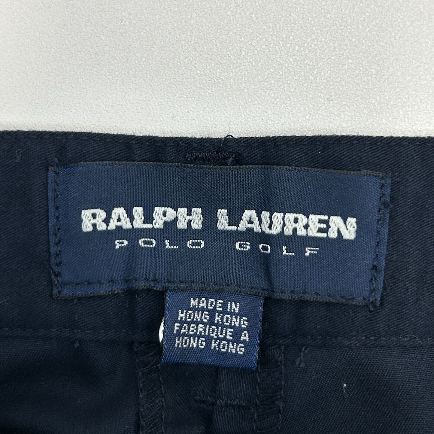 Vintage Ralph Lauren Polo Golf Shorts Womens 6 Golfer Golfing Pleated Chino Blue