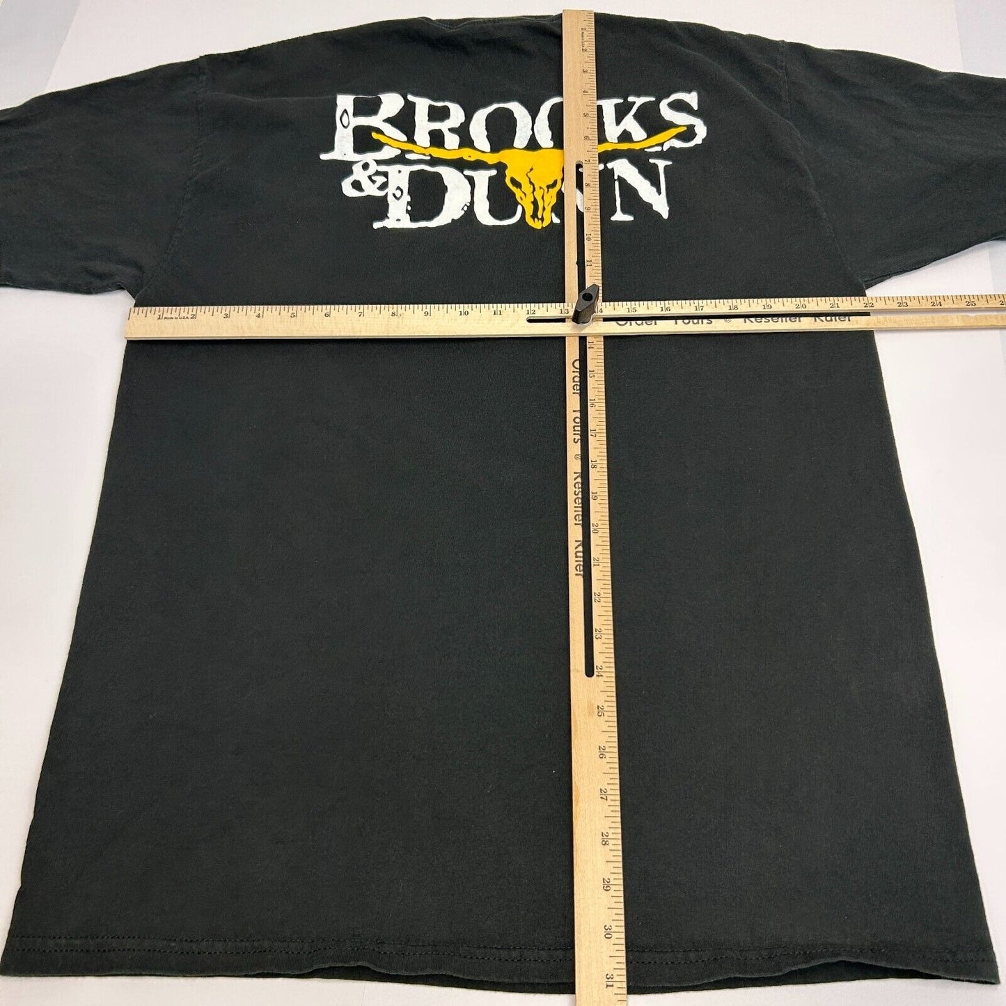 Vintage Brooks & Dunn Local Crew T Shirt Mens X-Large Roadie Concert Tour Black