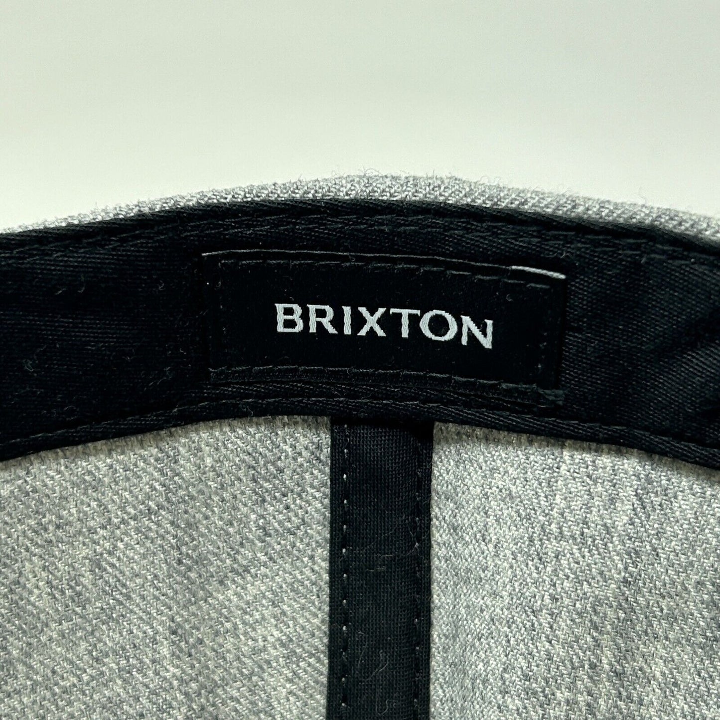 Gorra de béisbol con diseño de tigre blanco de Brixton, gorra de skate BRXTN, gorra de skate con cierre trasero, color gris