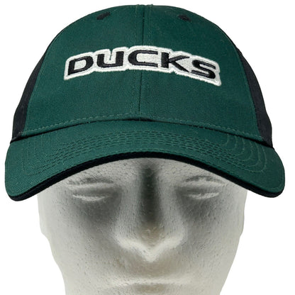 University of Oregon Ducks Baseball Hat Cap NCAA College Green Black Strapback