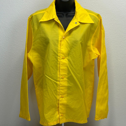 Chaqueta unisex del club de fútbol Meadows de la época, talla mediana, años 70 y 80, Las Vegas, para mujer, color amarillo