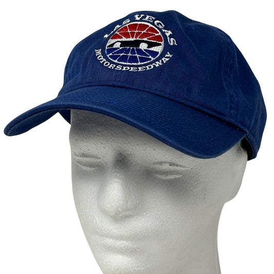 Las Vegas Motor Speedway Dad Hat Cap NASCAR Motorsports Racing Strapback Blue