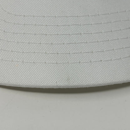 Vintage 90s Greens Supper Club Green Valley Hat Baseball Cap Golf Snapback White