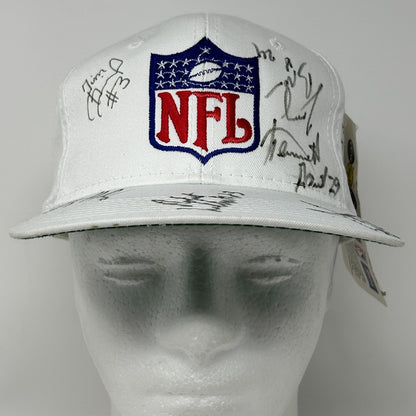Vintage NFL Logo 1993 Dallas Cowboys Signed Hat Cap White Sports Specialties
