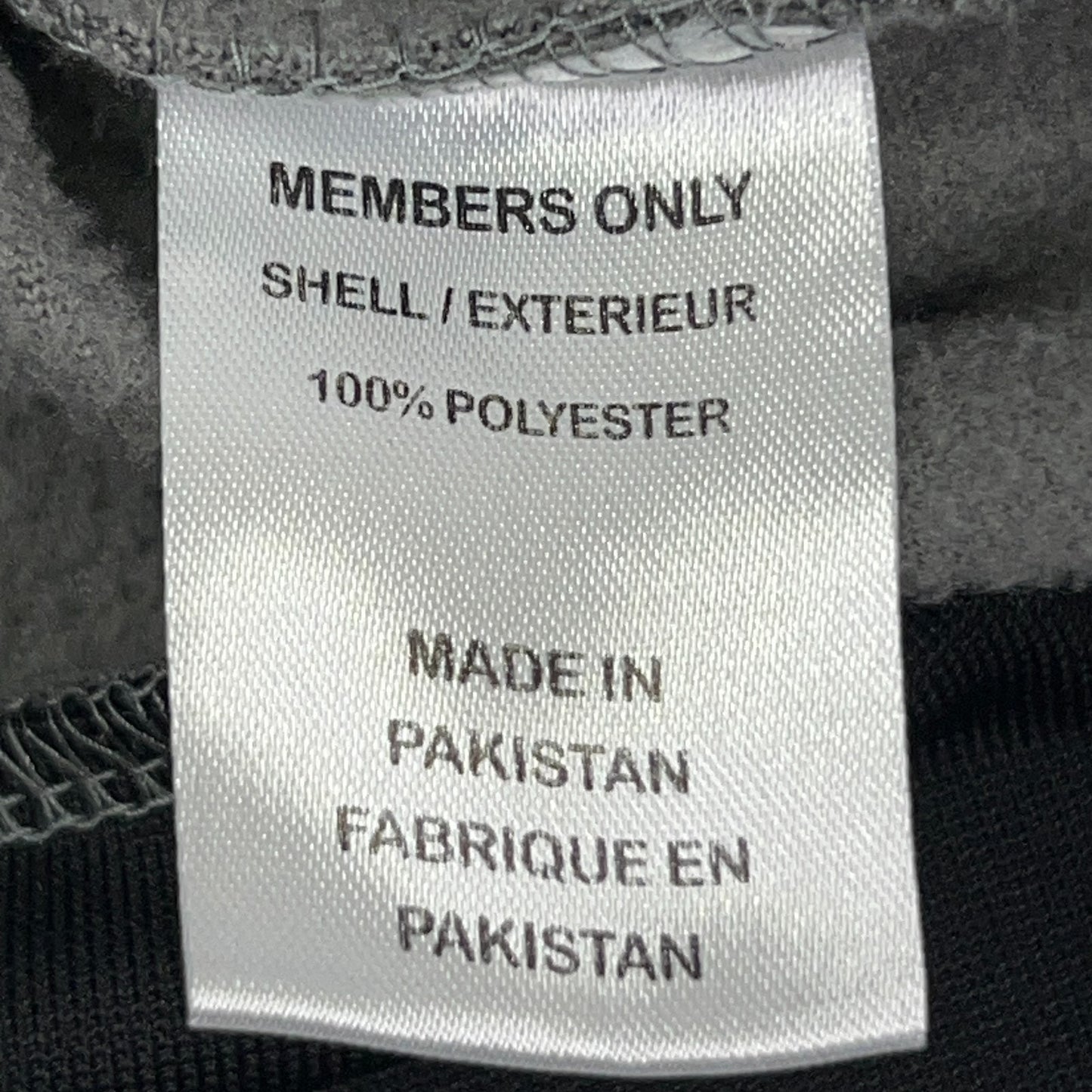 Members Only MO Academy Hoodie Hooded Sweatshirt 1975 Long Sleeve Gray M Medium