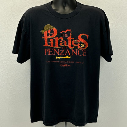 Vintage 90s The Pirates of Penzance T Shirt Fairbanks Musical Theatre XL X-Large