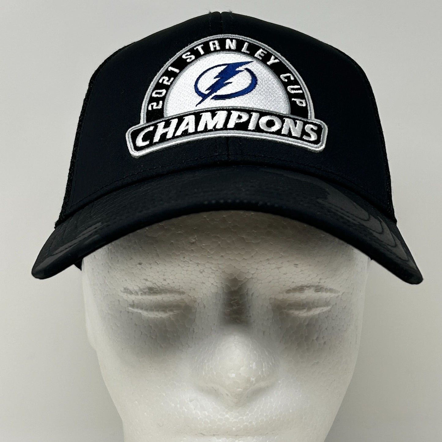 Gorra de béisbol negra con cierre trasero de la Copa Stanley 2021 de Tampa Bay Lightning