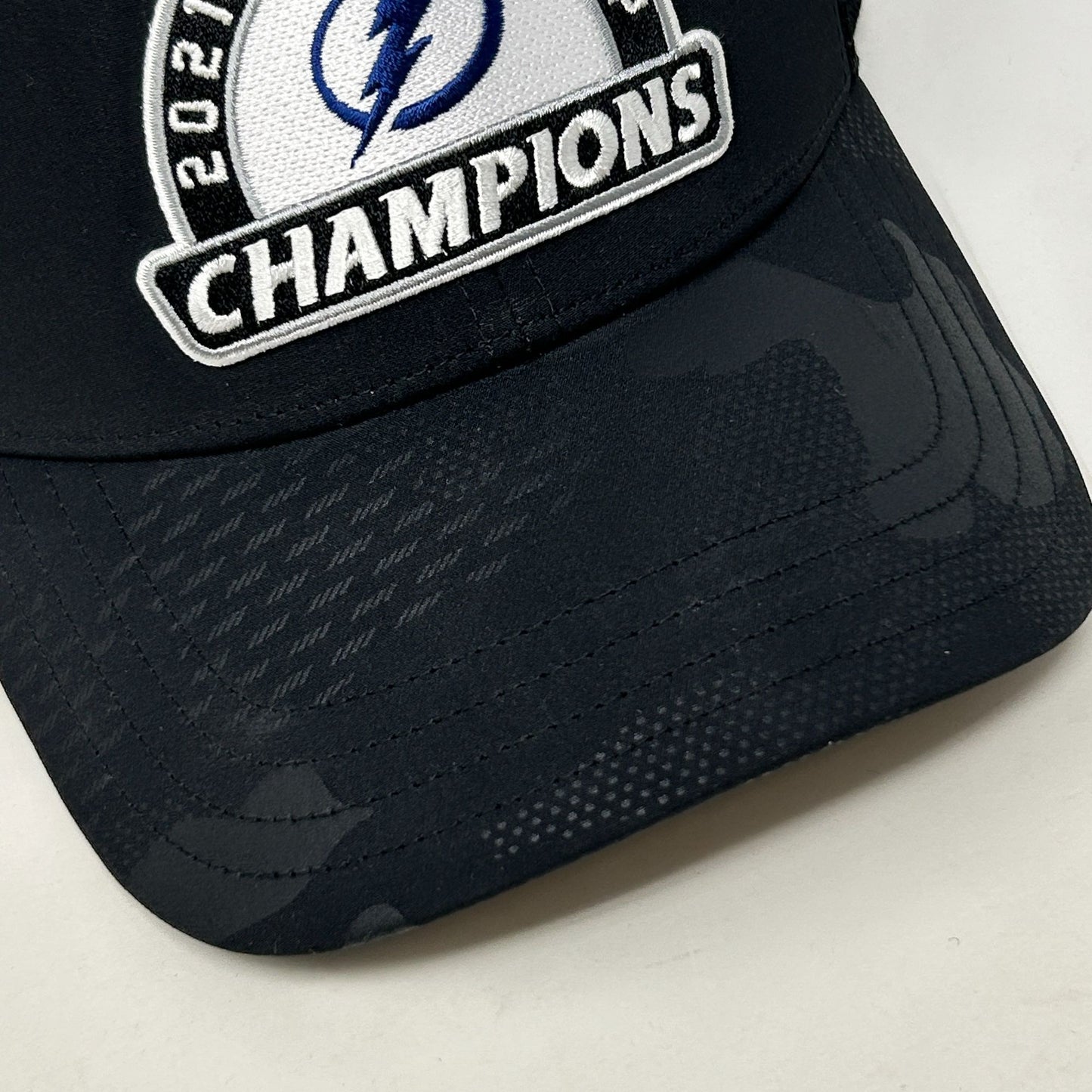 Gorra de béisbol negra con cierre trasero de la Copa Stanley 2021 de Tampa Bay Lightning