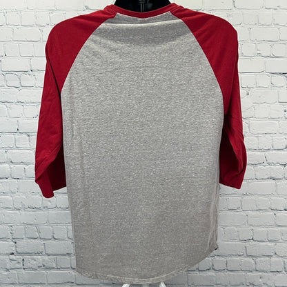 Ohio State Buckeyes Raglan T Shirt Womens XL X-Large Gray Recycled Karma
