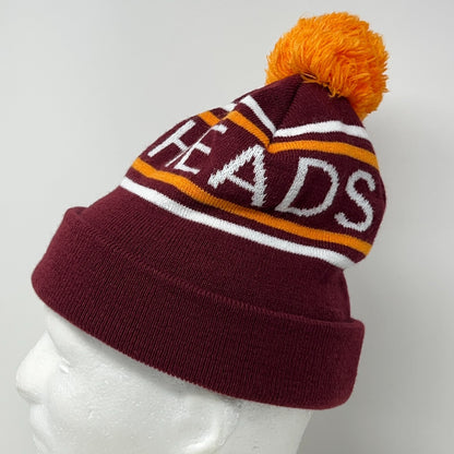 Dirty Heads Cuffed Pom Pom Beanie Toque Winter Hat Red Reggae Rock Band