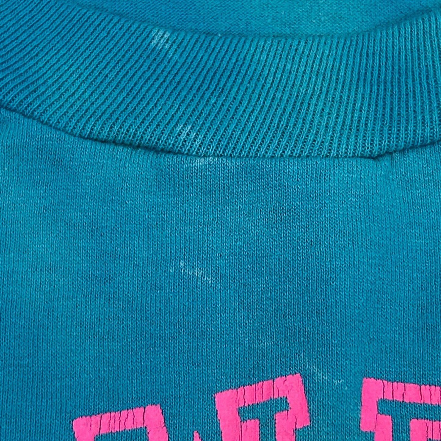 Vintage 90s Powell Girls Basketball T Shirt Blue Tie Dye USA Unisex M Medium