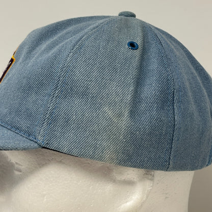 Vintage 90s Crown Royal Country Music Series 93 Hat Cap Western Strapback Blue