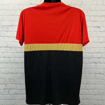 Las Vegas Golden Knights T Shirt L Large Black Red Gold Station Casinos NHL Tee