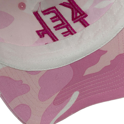 Gorra de camuflaje Kel Tec, color rosa, con diseño de camuflaje, para armas de fuego, pistolas, rifles y gorra de béisbol con correa trasera