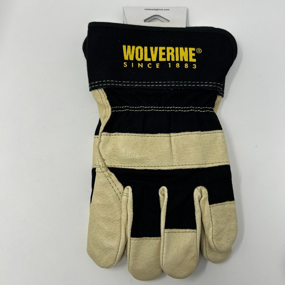 Wolverine Work Gloves Leather Palm Patch Carpentry Construction W3375 M Medium