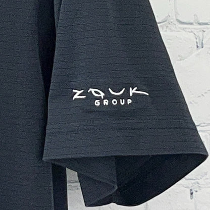 TravisMathew Zouk Group Zinna 2.0 Polo Shirt XL X-Large Navy Golf Corporate Logo