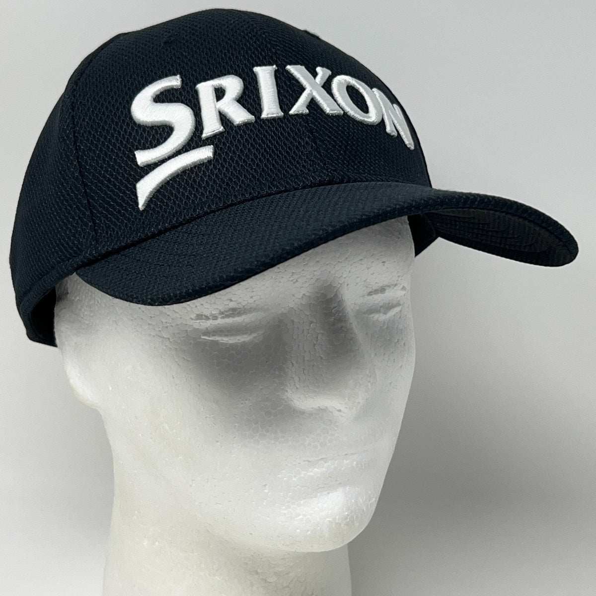 Srixon Hat Baseball Cap A-Flex Fitted L-XL Golf Golfer Golfing Black 6 Panel