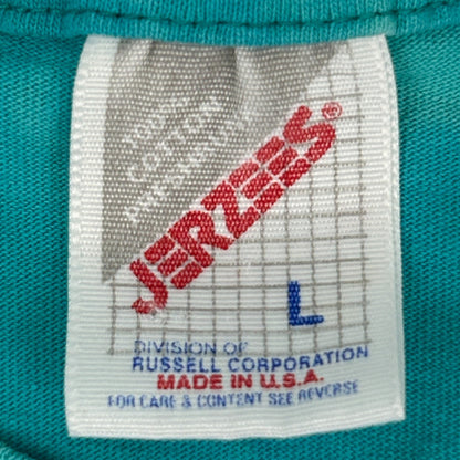 Vintage 90s Universal Studios Florida T Shirt Made In USA Tie Dye Blue L Large