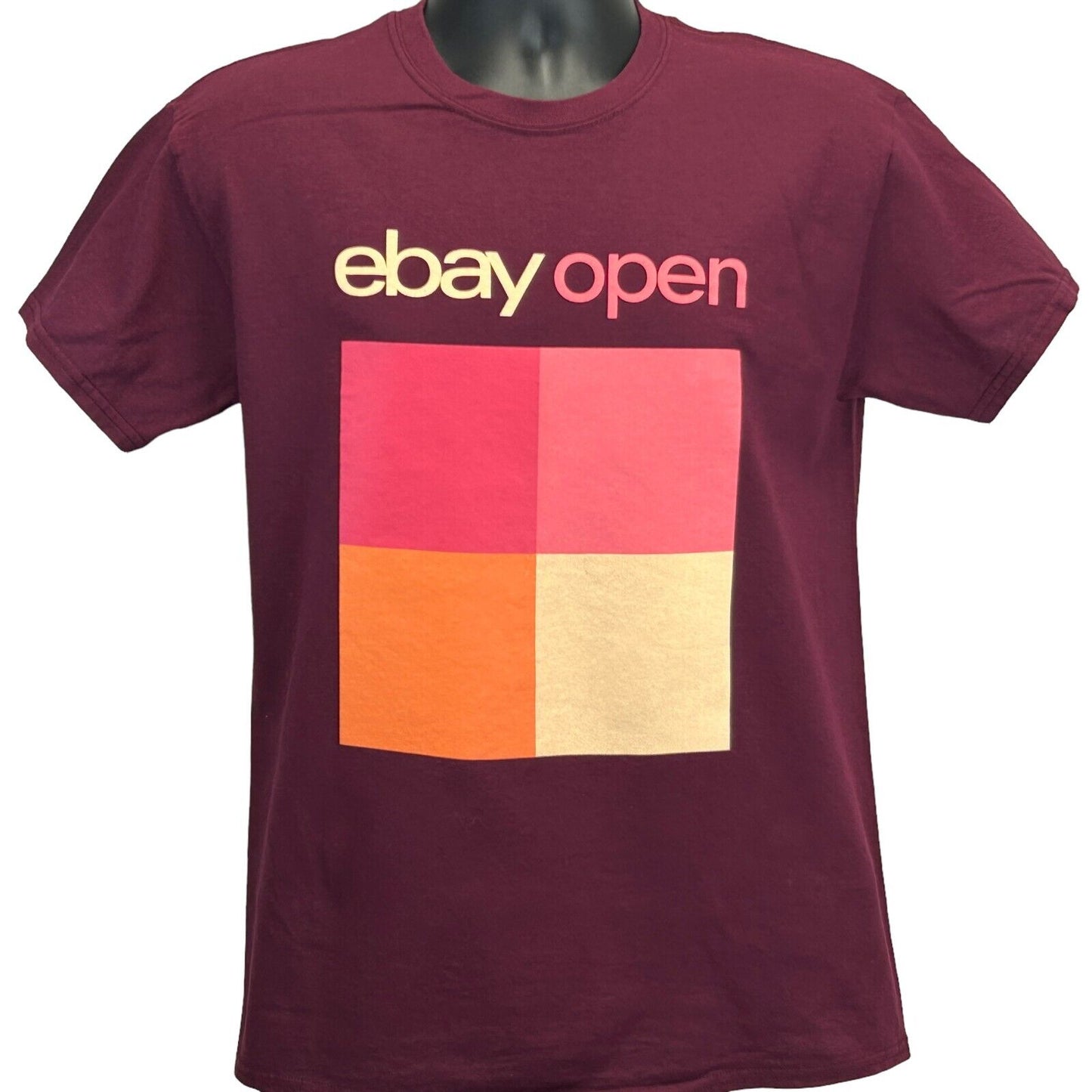 eBay Open 2019 T 恤 中号 网上经销商大会 短袖 男式 红色