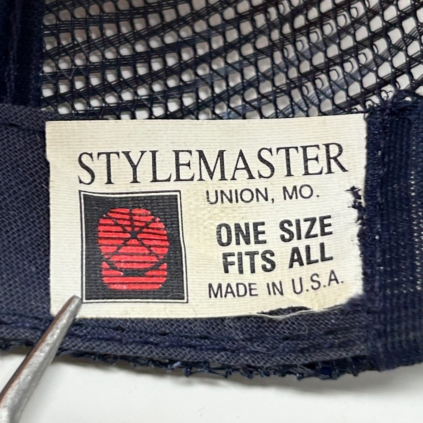 Vintage Deer River Lions Club Trucker Hat Cap Yellow 80s Minneapolis Snapback