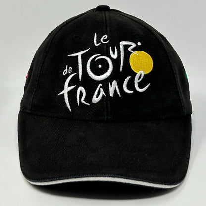 Le Tour de France Hat Baseball Cap Bicycle Race Cycling Cycler Strapback Black