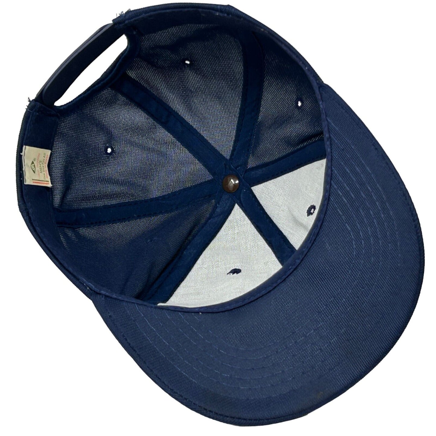 The Williams Patent Crusher Pulverizer Co Vintage 80s Hat Blue Baseball Cap