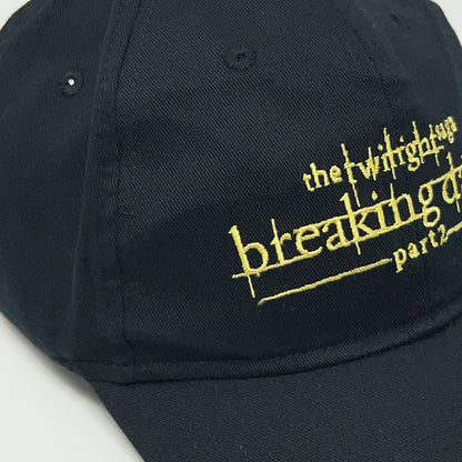 The Twilight Saga Breaking Dawn Part 2 Hat Baseball Cap Movie Strapback Black