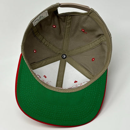 Vintage Russellville High School Cyclones Hat Cap Beige 90s Arkansas Snapback