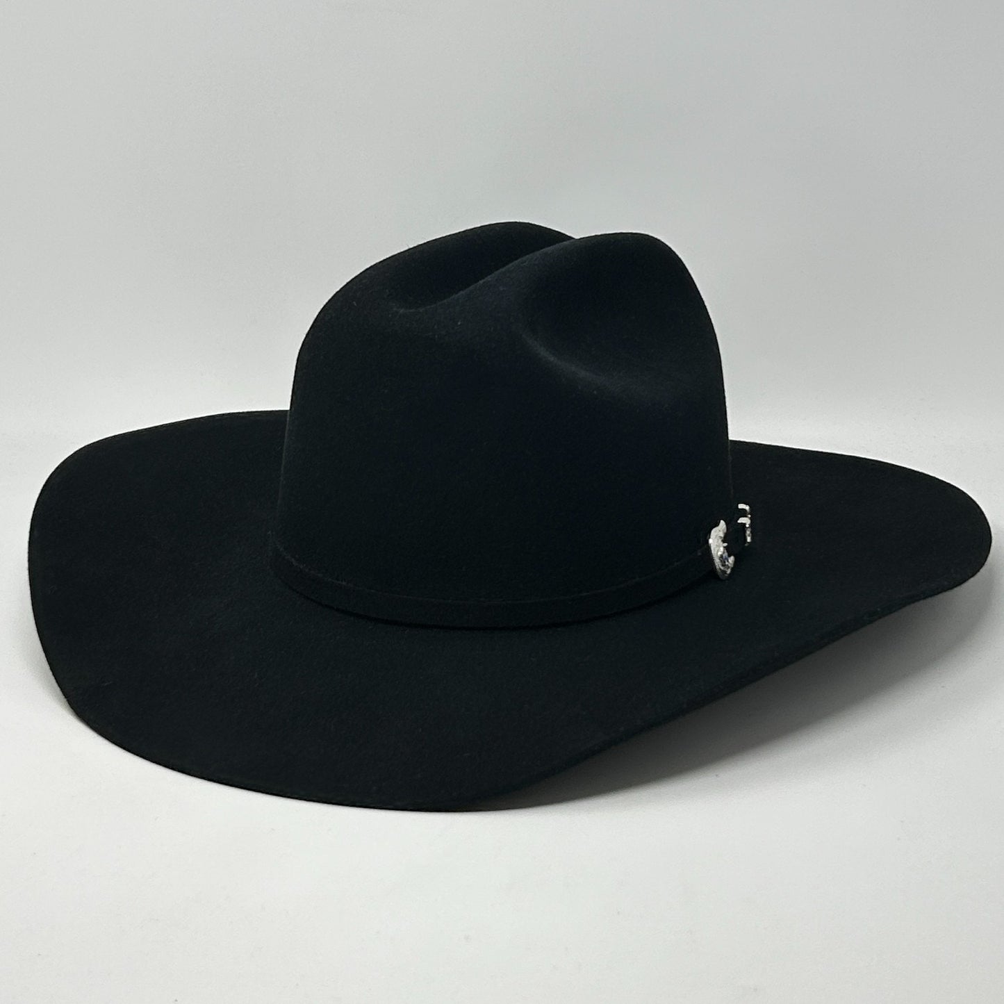 Resistol 6X Beaver Cowboy Hat Western CSCOLE 4 Inch Brim Long Oval Black 7 1/4