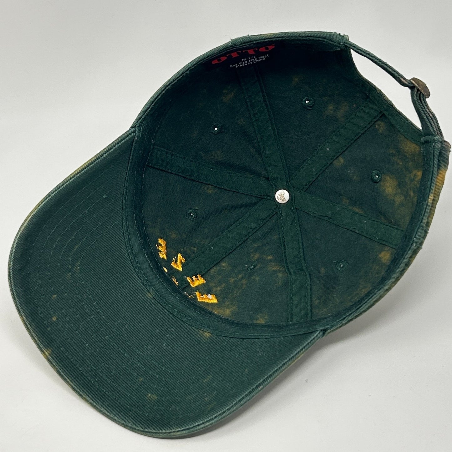 Weezer USA Dad Hat Baseball Cap Rock Band Unstructured 6 Panel Snapback Green