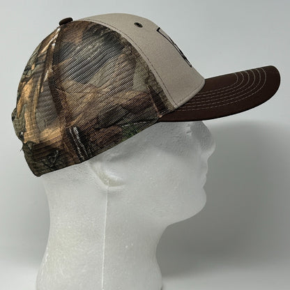 The Home Depot Trucker Hat Baseball Cap Hunting Camouflage Mesh Snapback Brown
