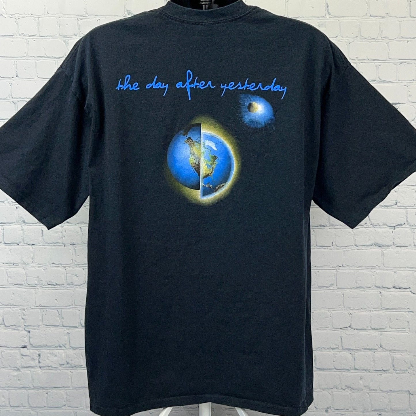 Vintage Y2Ks Rick Springfield The Day After Yesterday T Shirt Black Tee 2XL XXL