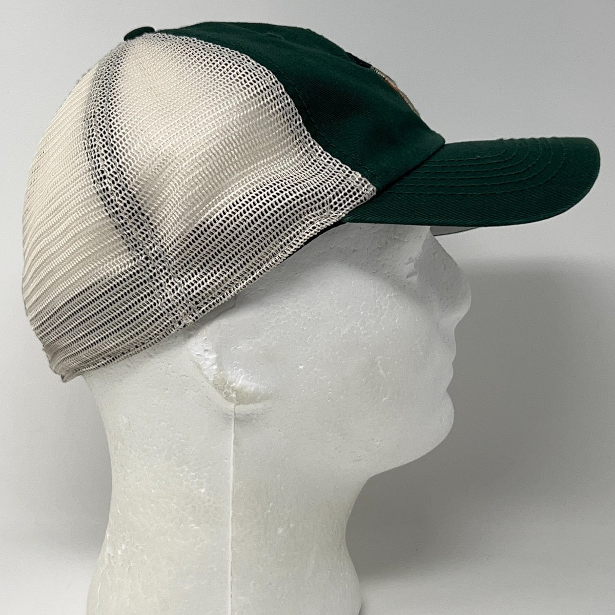 Greensboro Grasshoppers Hat Baseball Cap 47 Brand MiLB Green Mesh Trucker S-M